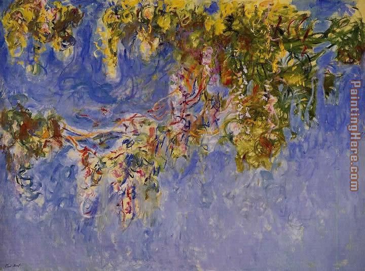 Wisteria 1 painting - Claude Monet Wisteria 1 art painting